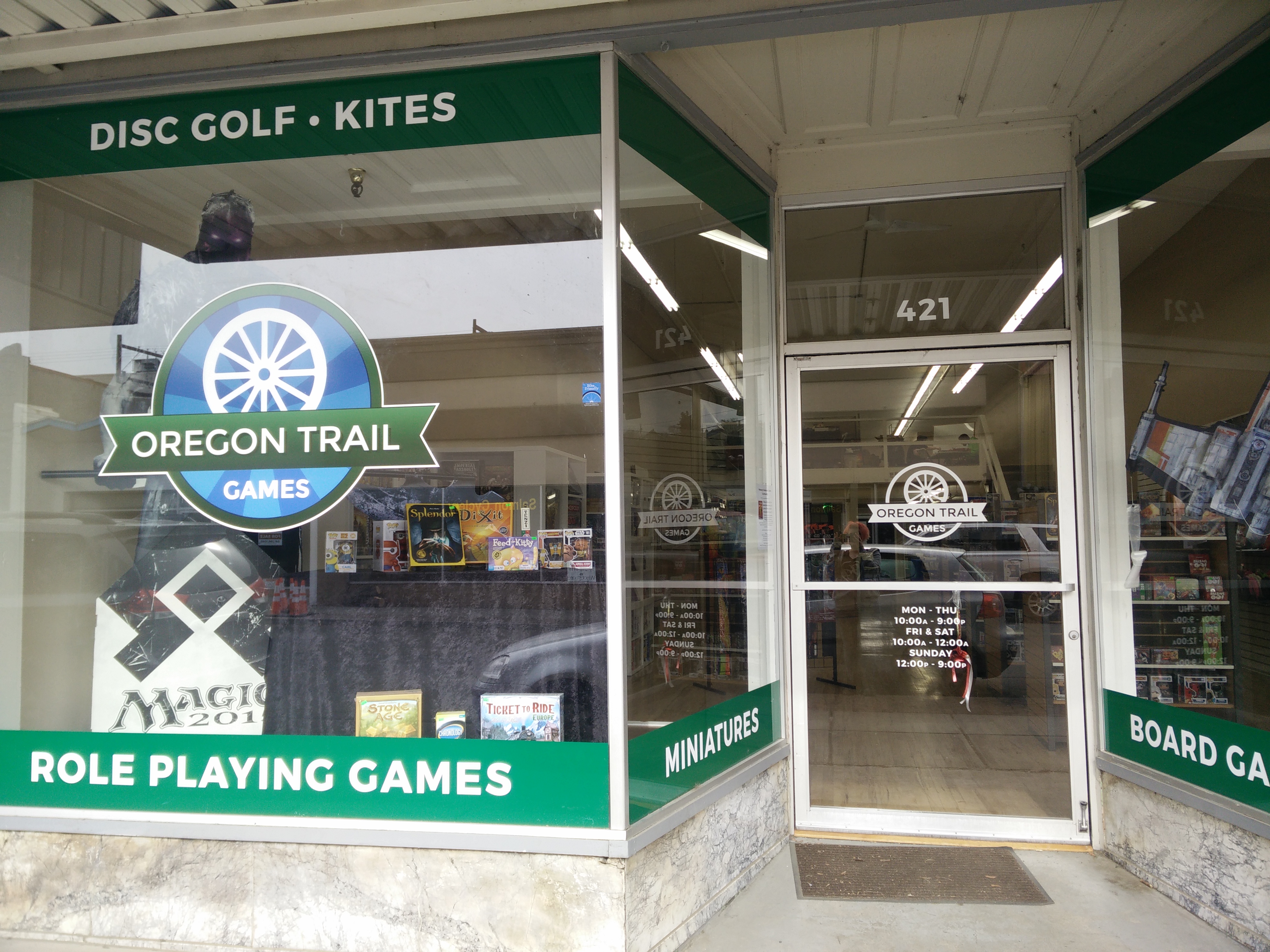 Oregon Trail Games Storefront